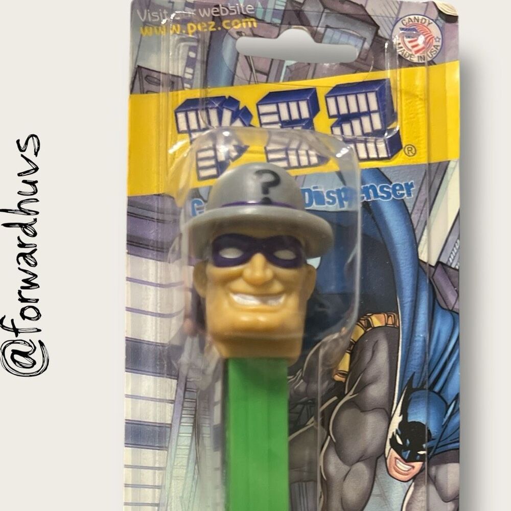 ☑️ The Riddler PEZ Dispenser – DC Comics Batman – In Package - Picture 3 of 10